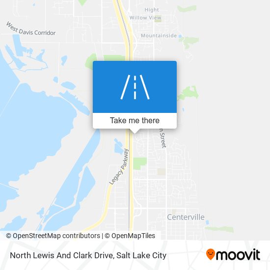 North Lewis And Clark Drive map