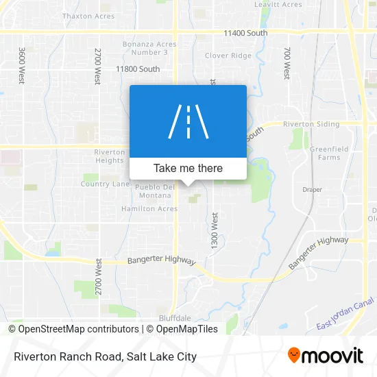Riverton Ranch Road map
