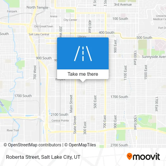 Roberta Street map