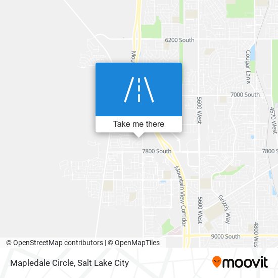 Mapledale Circle map