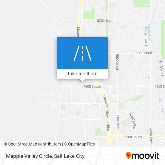 Mapple Valley Circle map