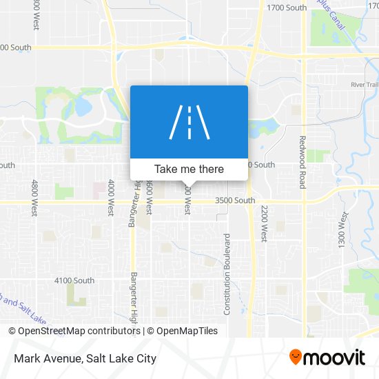 Mark Avenue map