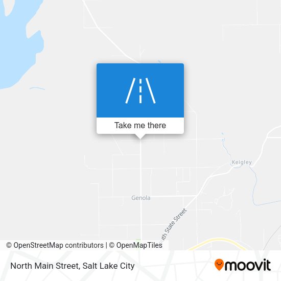 North Main Street map
