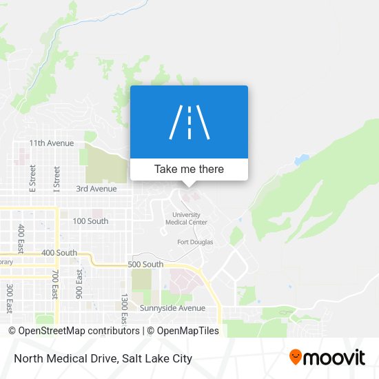 North Medical Drive map