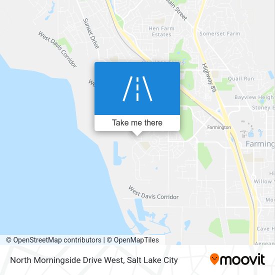 North Morningside Drive West map
