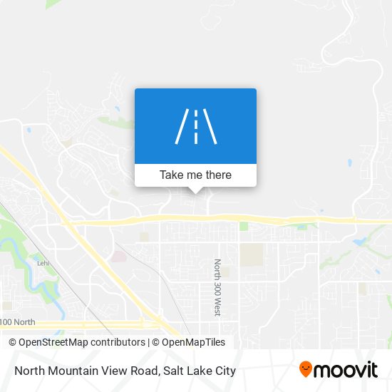 North Mountain View Road map