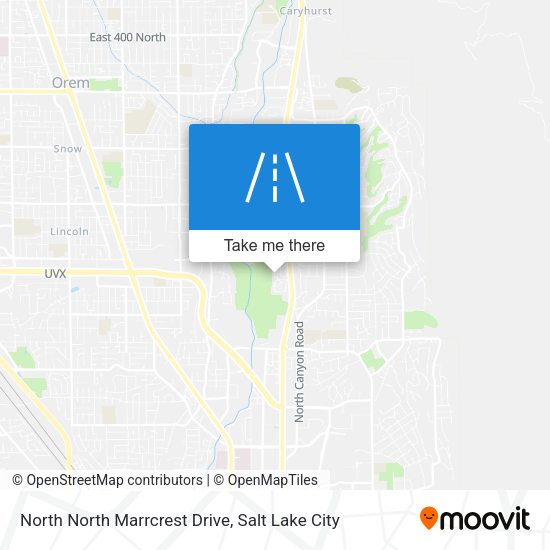 Mapa de North North Marrcrest Drive