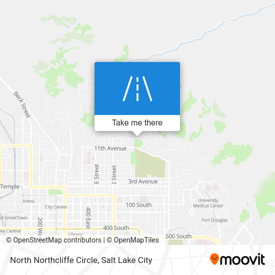 North Northcliffe Circle map