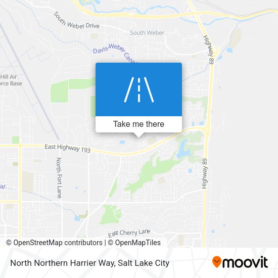 North Northern Harrier Way map
