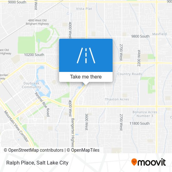 Ralph Place map