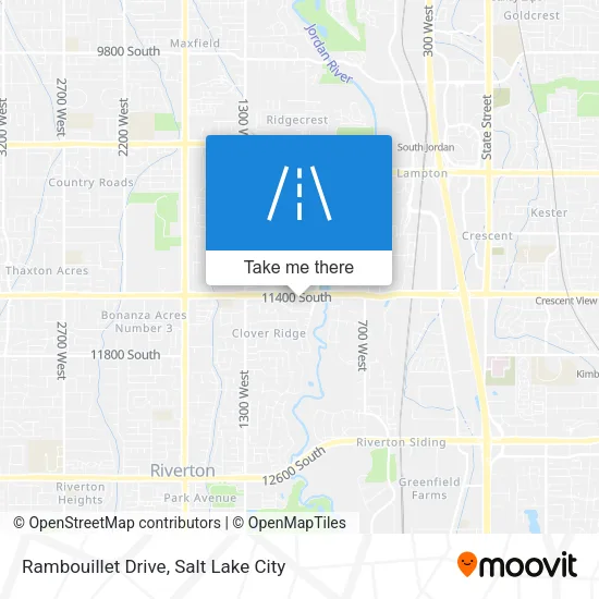 Rambouillet Drive map