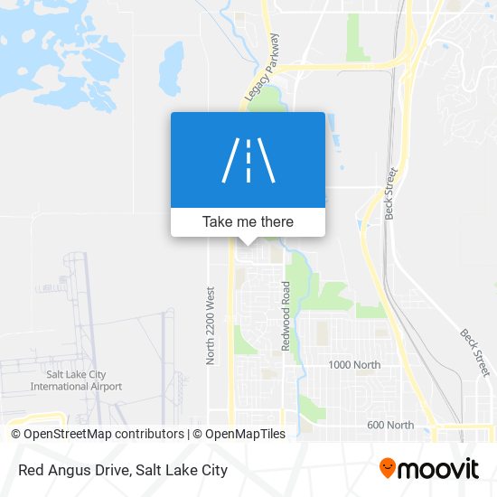 Red Angus Drive map