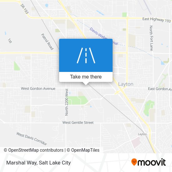 Marshal Way map