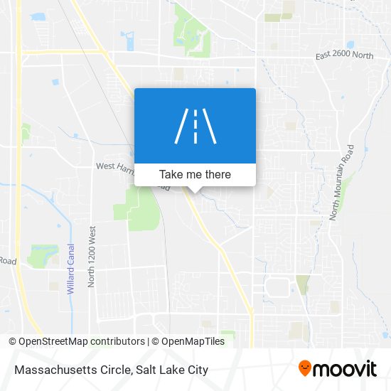 Mapa de Massachusetts Circle