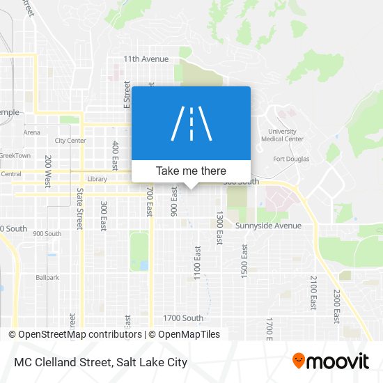 MC Clelland Street map