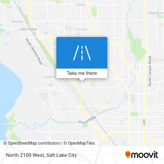 Mapa de North 2100 West