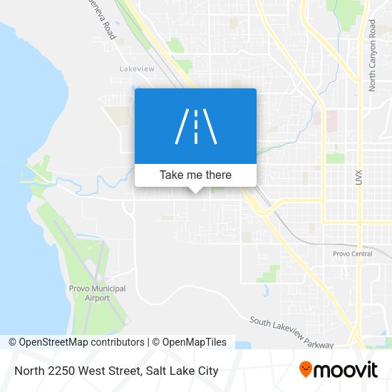 Mapa de North 2250 West Street