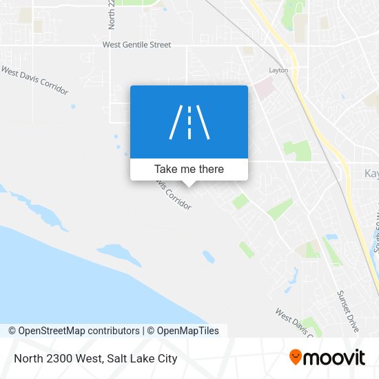 Mapa de North 2300 West