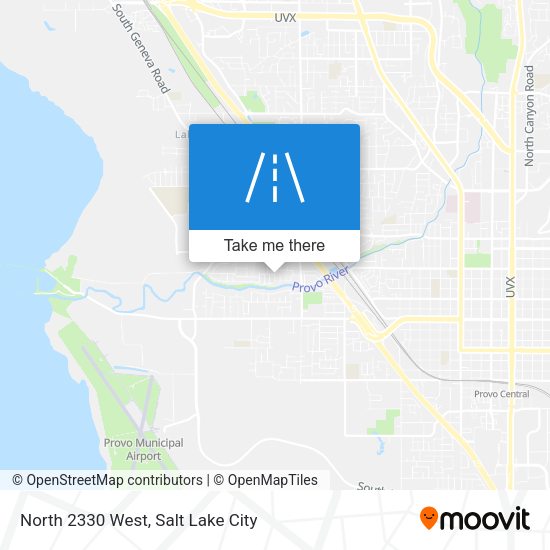 Mapa de North 2330 West