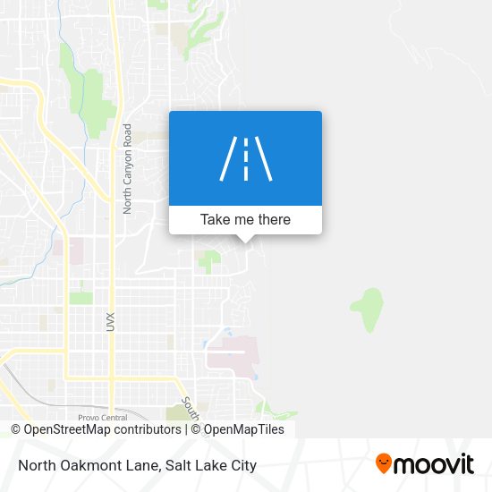 Mapa de North Oakmont Lane