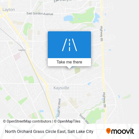 North Orchard Grass Circle East map