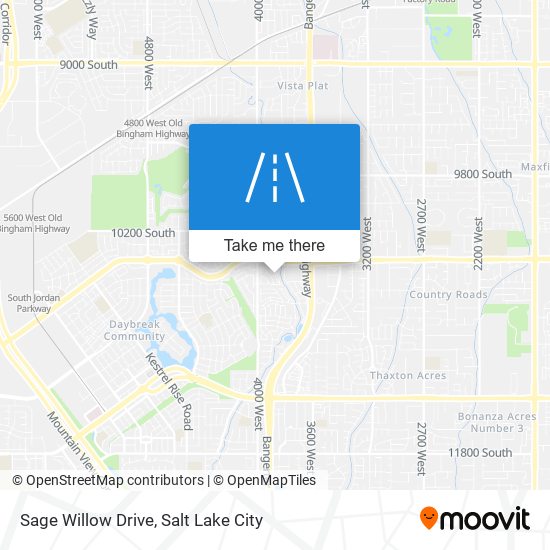 Sage Willow Drive map