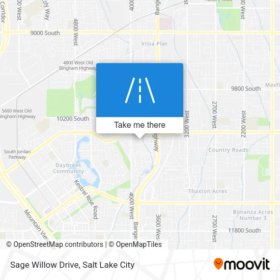 Sage Willow Drive map