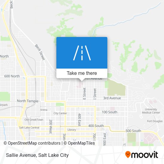 Mapa de Sallie Avenue