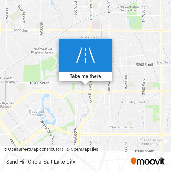 Sand Hill Circle map