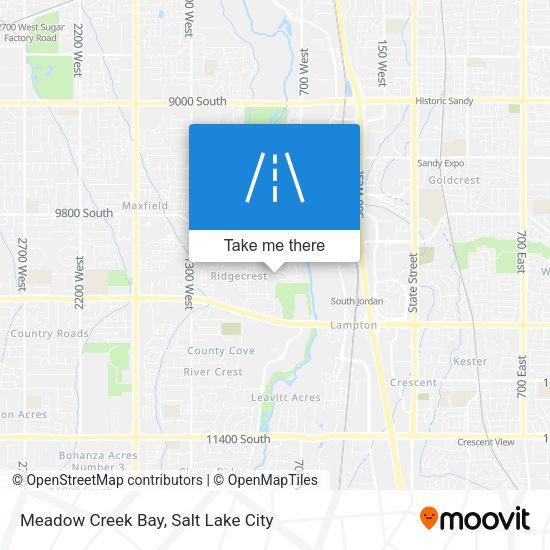 Mapa de Meadow Creek Bay