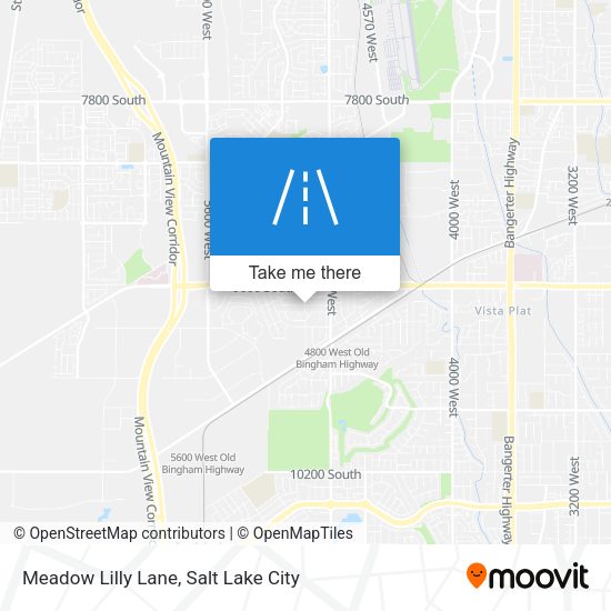 Meadow Lilly Lane map