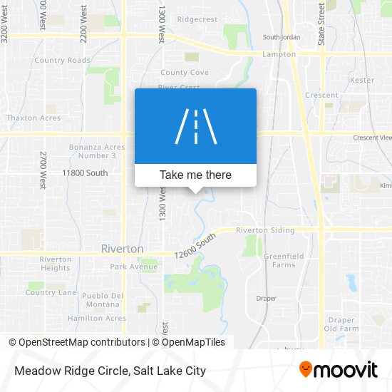 Meadow Ridge Circle map