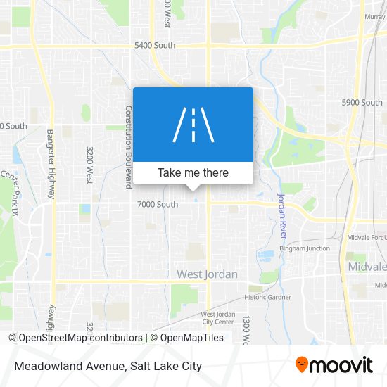 Meadowland Avenue map