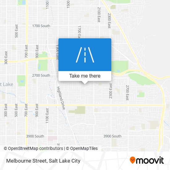 Melbourne Street map