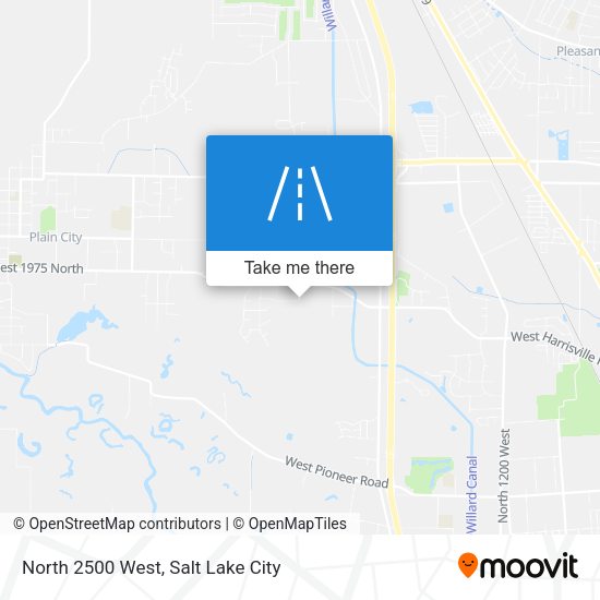Mapa de North 2500 West