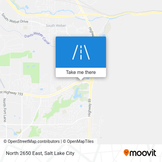 Mapa de North 2650 East