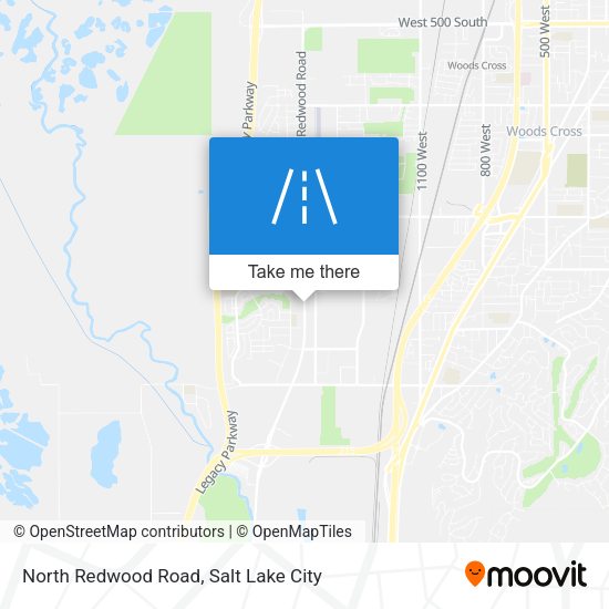 North Redwood Road map