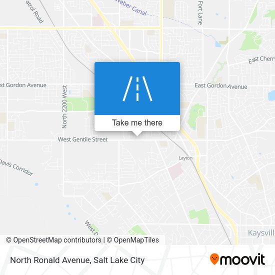 Mapa de North Ronald Avenue