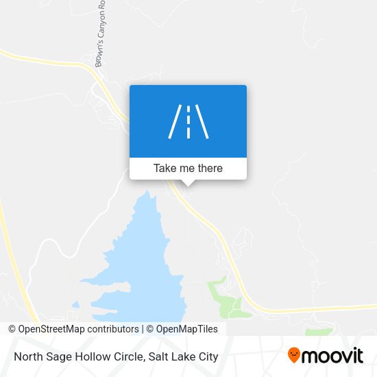 North Sage Hollow Circle map