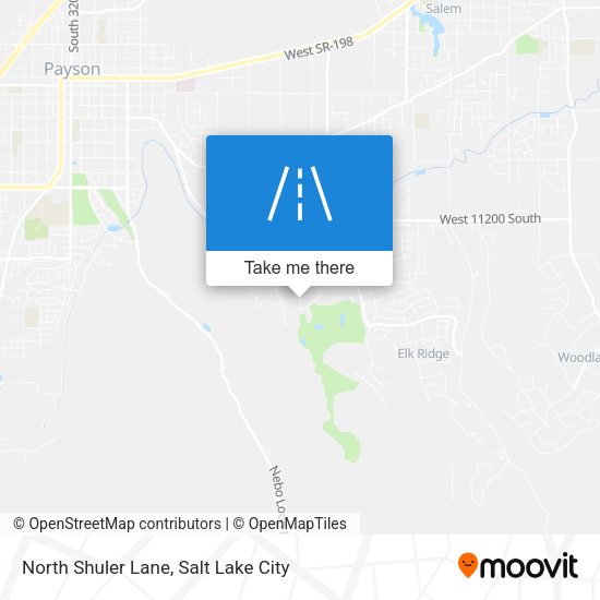 Mapa de North Shuler Lane