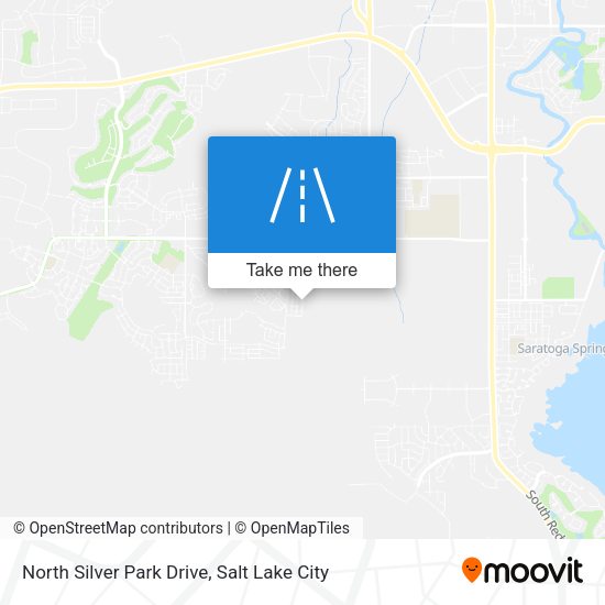 Mapa de North Silver Park Drive