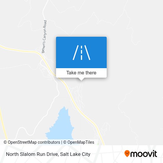 North Slalom Run Drive map