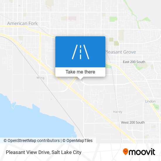 Pleasant View Drive map