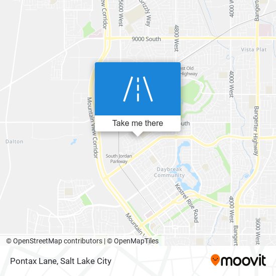 Pontax Lane map