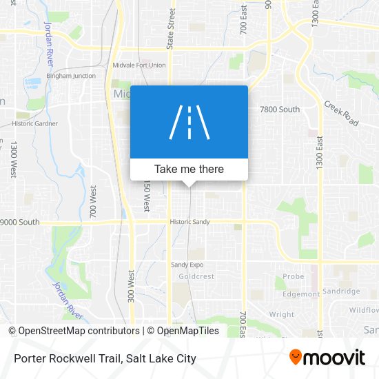 Porter Rockwell Trail map