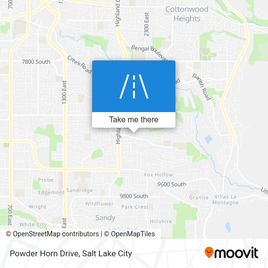 Powder Horn Drive map