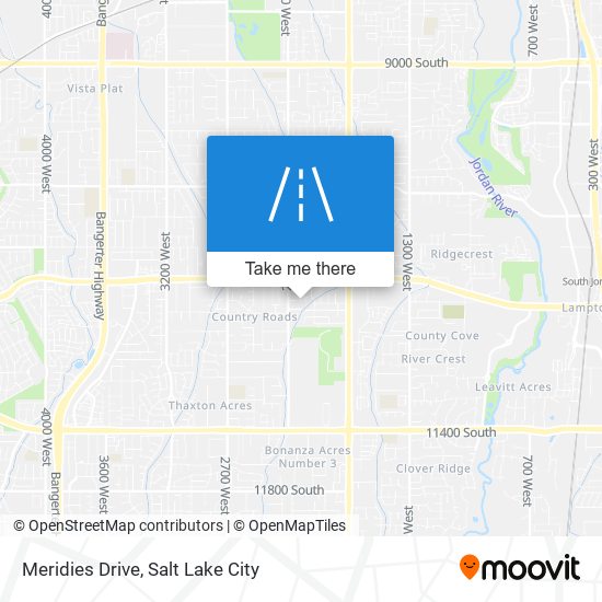 Meridies Drive map