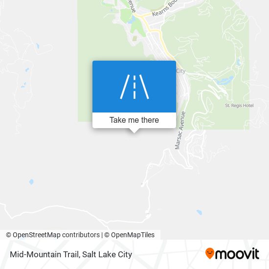 Mid-Mountain Trail map