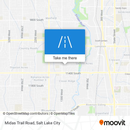 Midas Trail Road map