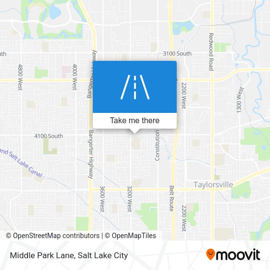 Mapa de Middle Park Lane